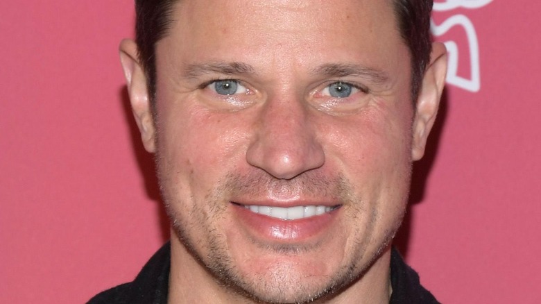 Nick Lachey smiling