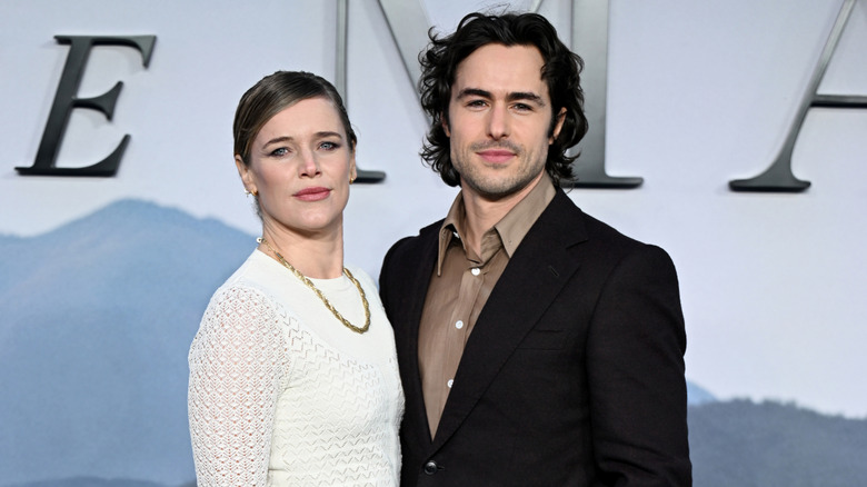 Kate Hewitt and Ben Schnetzer attending the U.K. premiere of The Madison