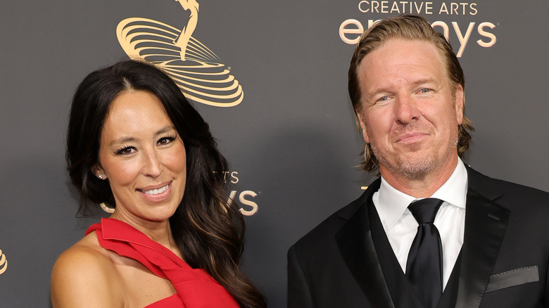 Chip and Joanna Gaines at the Emmys
