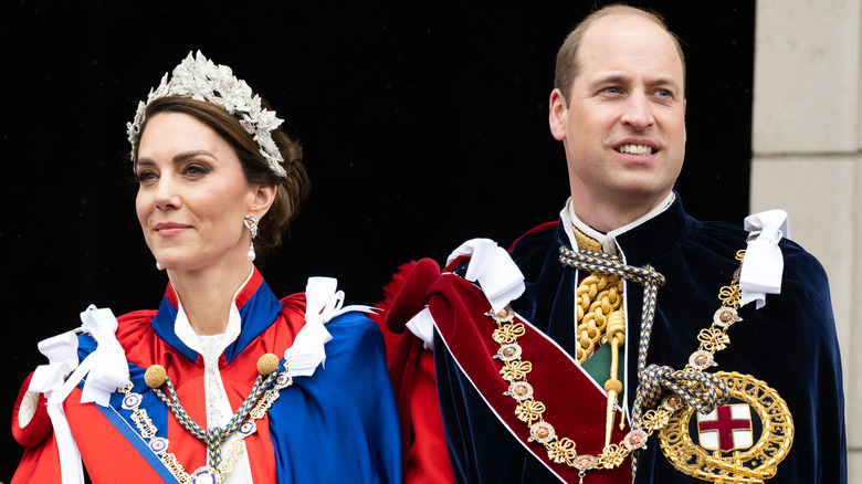 Kate Middleton and Prince William at the coronation