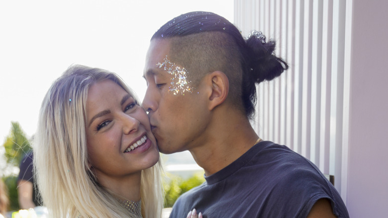 Daniel Wai kissing Ariana Madix