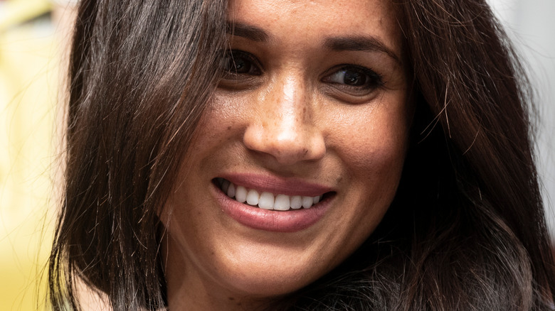 Meghan Markle smiling