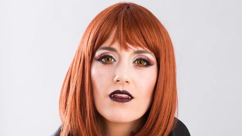 Modern vampire makeup