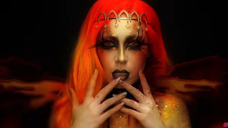 Victoria Lyn Fire Fairy makeup tutorial