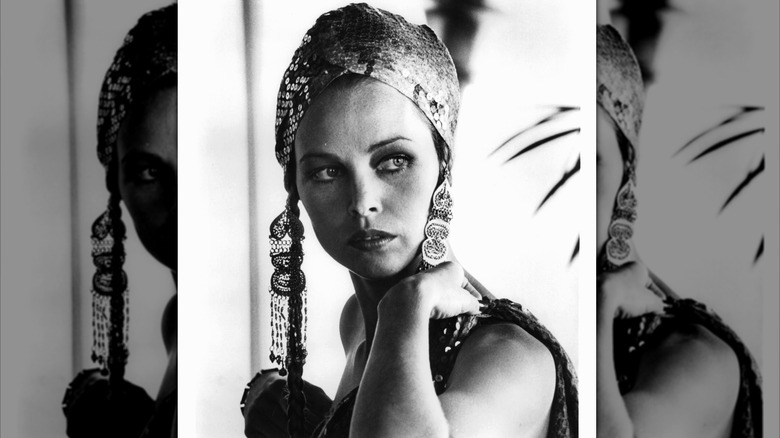 Michelle Phillips as Natasha Rambova in Valentino.