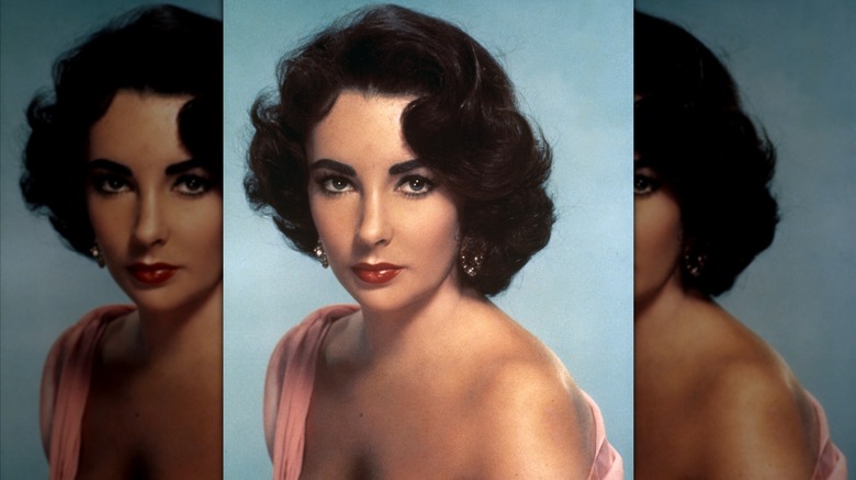 A portrait of Elizabeth Taylor for her 1953 film Elephant Walk