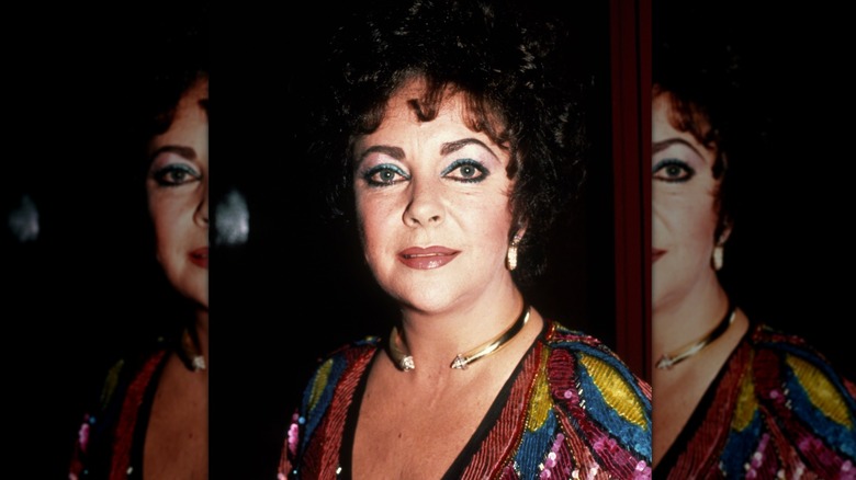 A photo of Elizabeth Taylor circa 1983