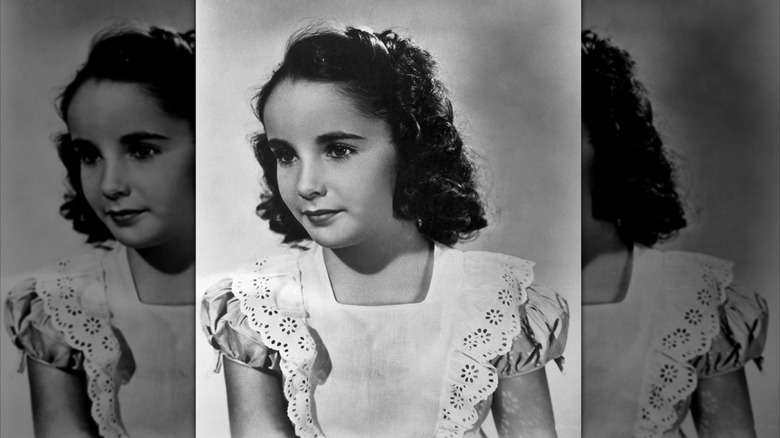 Elizabeth Taylor as a child in 1939
