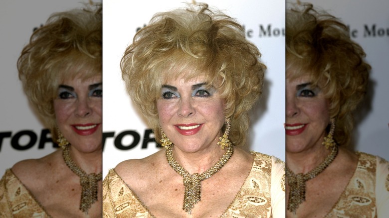 Elizabeth Taylor attends the International Film Festival in 2002