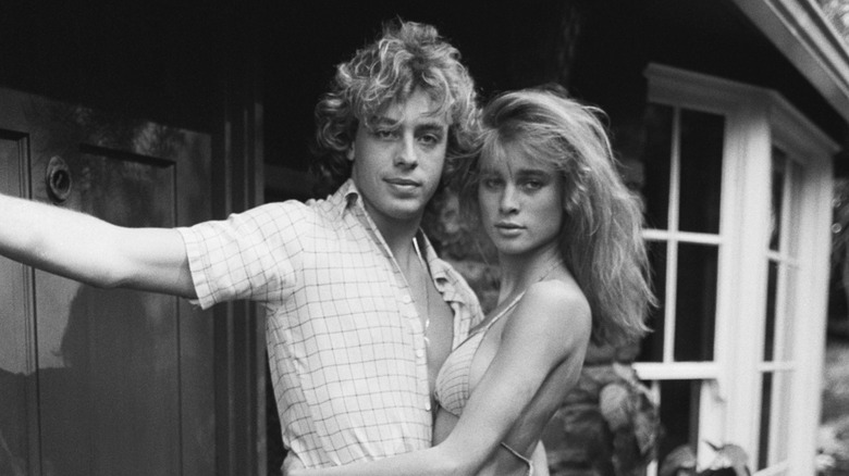 Nicollette Sheridan and Leif Garrett in 1980