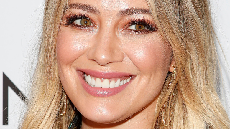 Hilary Duff smiling