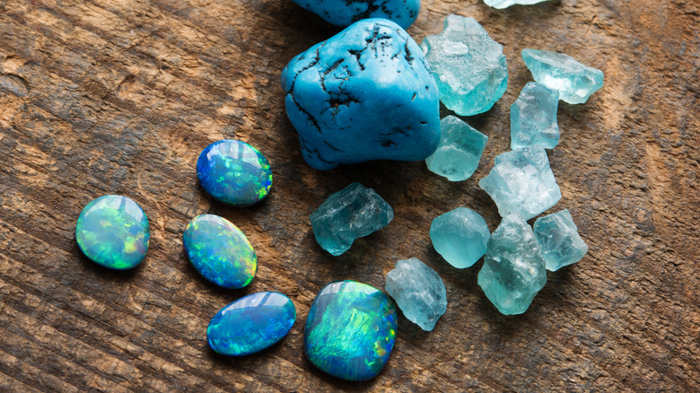 turquoise gems