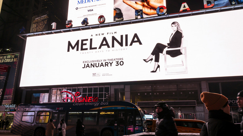 Melania documentary billboard
