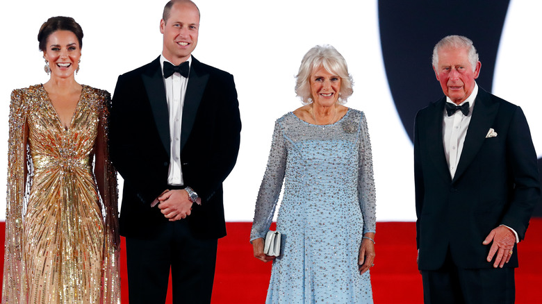 Princess Catherine, Prince William, King Charles, and Queen Camilla