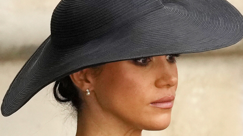 Meghan Markle outside of Westminster Abbey