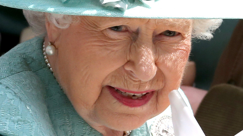 Queen Elizabeth at event