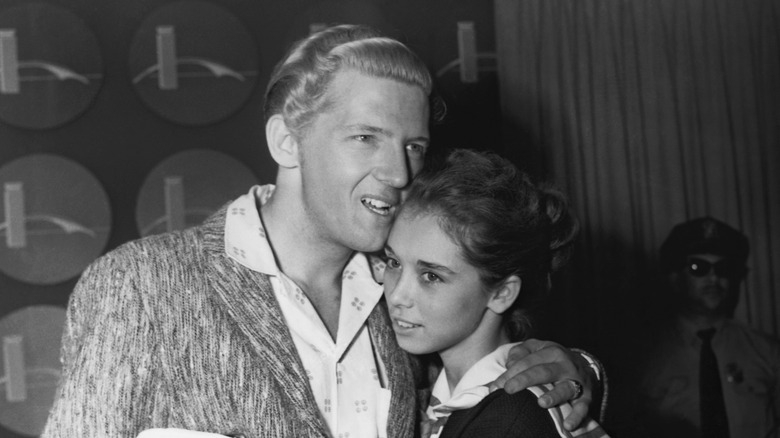 Jerry Lee Lewis and Myra Gale Brown in the 1950s