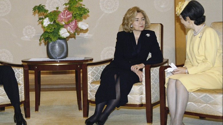 Bill and Hillary Clinton visit these Japanese Emperor and his wife in 1996