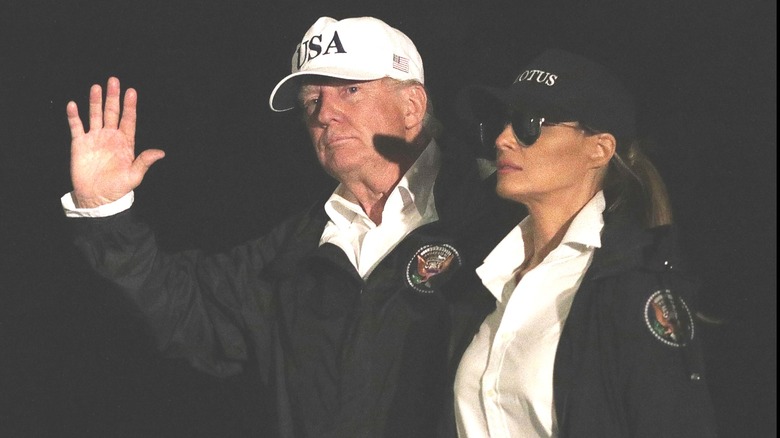 Donald and Melania Trump visit Corpus Christi for hurricane disaster relief