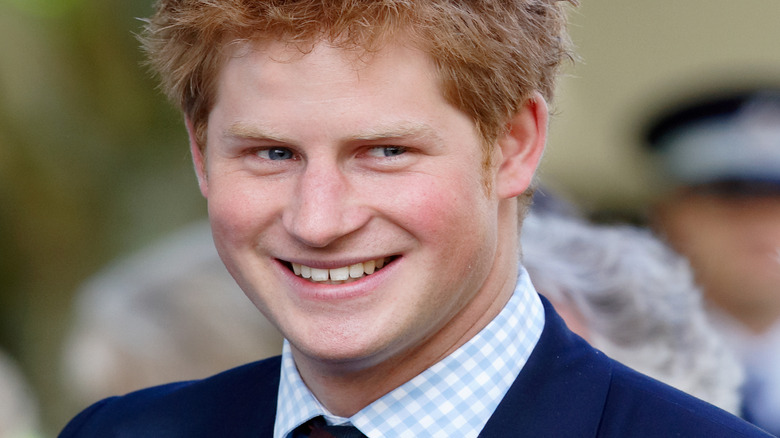 A younger Prince Harry