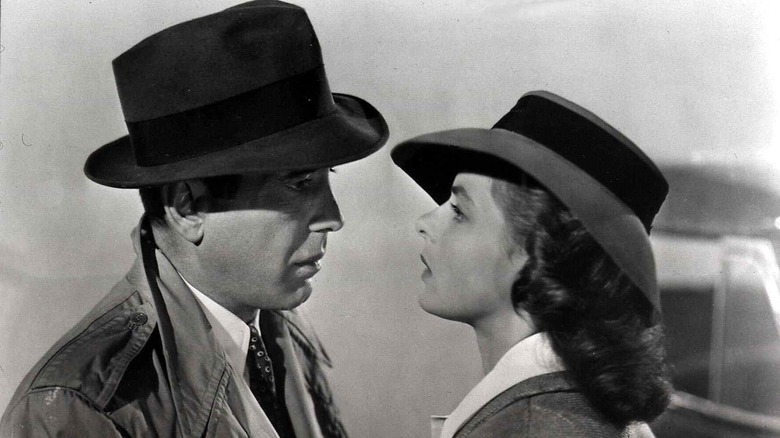Humphrey Bogart and Ingrid Bergman in Casablanca