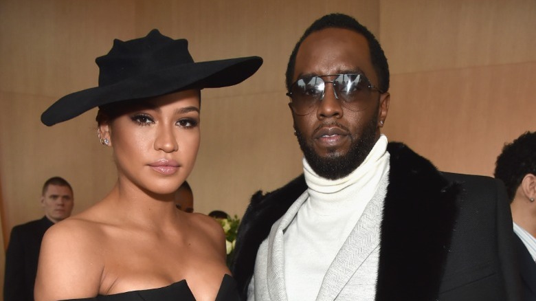 Cassie Ventura and Sean "Diddy" Combs attend a Roc Nation event in New York City (2018)