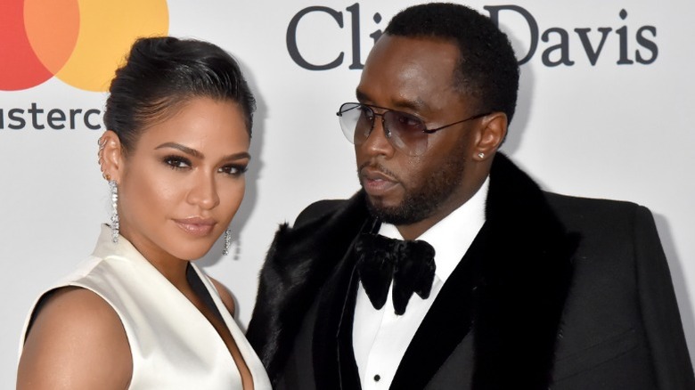 Cassie Ventura and Sean "Diddy" Combs attend a Pre-GRAMMY Gala in New York City (2018)