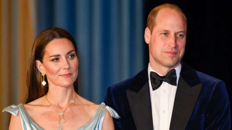 Kate Middleton and Prince William smiling