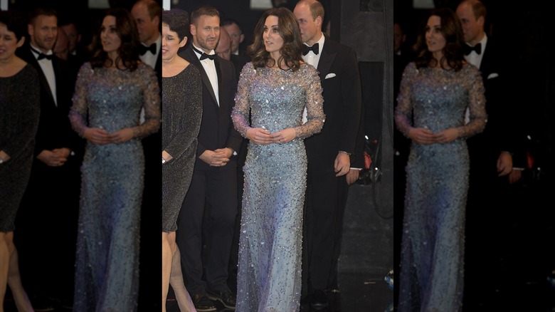 Kate Middleton photographed at the 2017 Royal Variety Performance in London, England