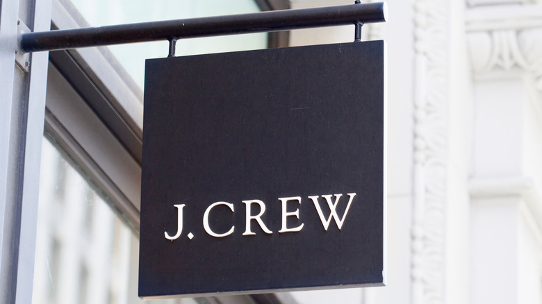 J.Crew store sign