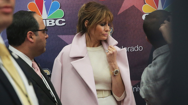 Melania Trump at a campaign rally
