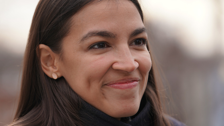 Alexandria Ocasio-Cortez smiling