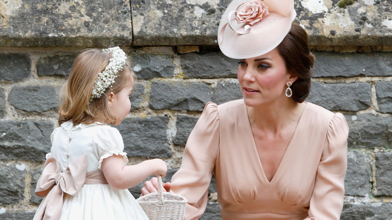 Kate Middleton wearing a bridesmaid dress