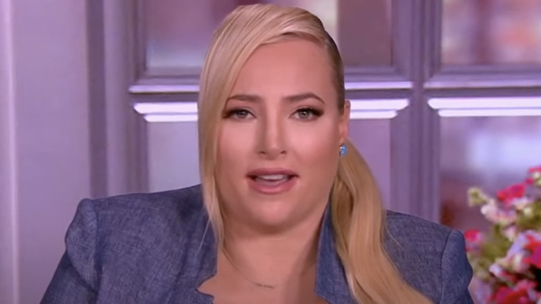 Meghan McCain in blue blazer