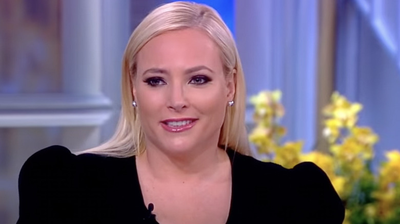 Meghan McCain in black pullover