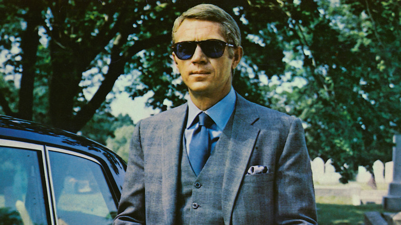 Steve McQueen in a publicity still for The Thomas Crown Affair