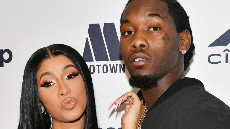 Cardi B and Offset attending an event