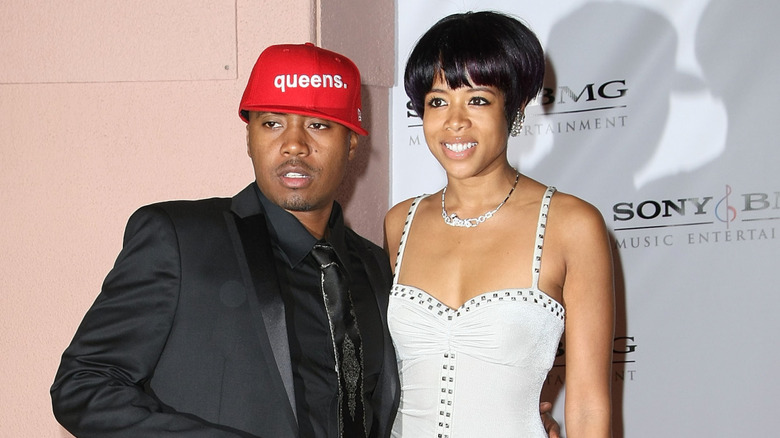 Kelis and Nas attending an event