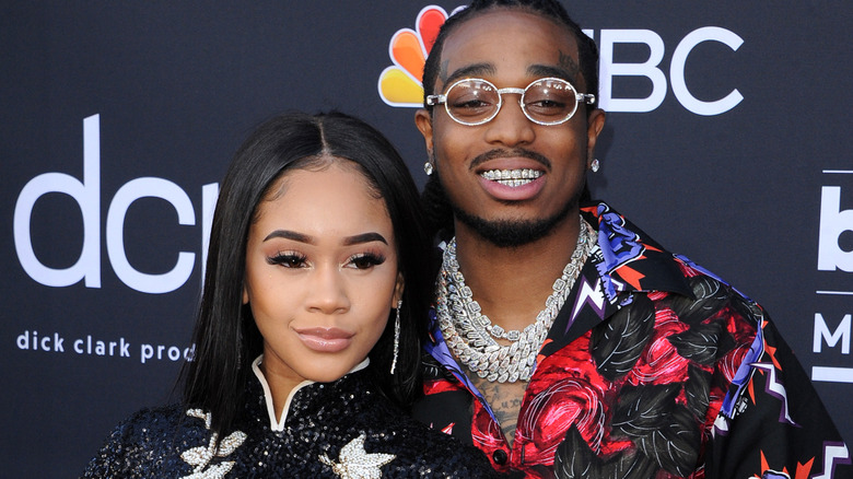 Saweetie and Quavo attending an event