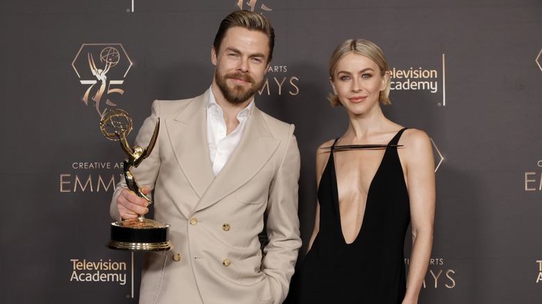 Derek and Julianne Hough at the 2024 Creative Arts Emmys