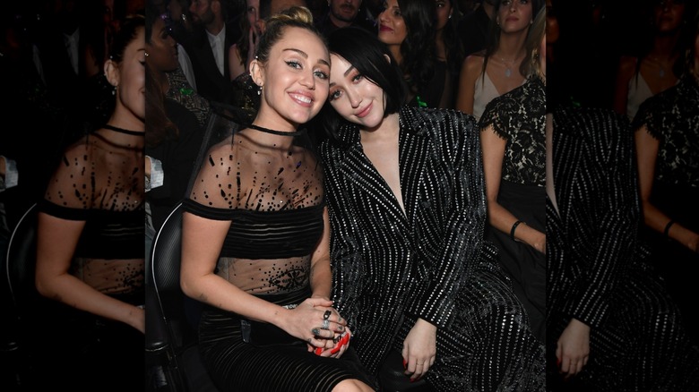 Miley and Noah Cyrus at the 2019 Grammy Awards