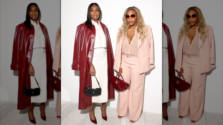 Venus and Serena Williams at Milan Fashion Week 2025