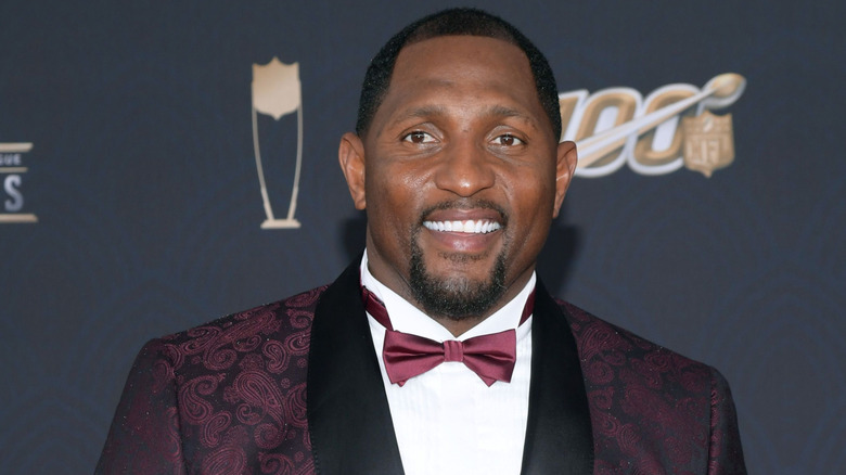 Ray Lewis smiling