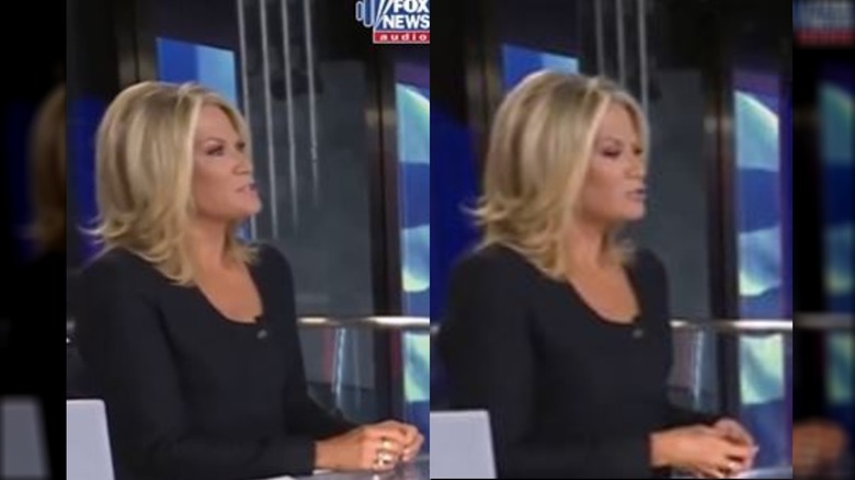 Martha MacCallum at a news desk in a dark blazer.