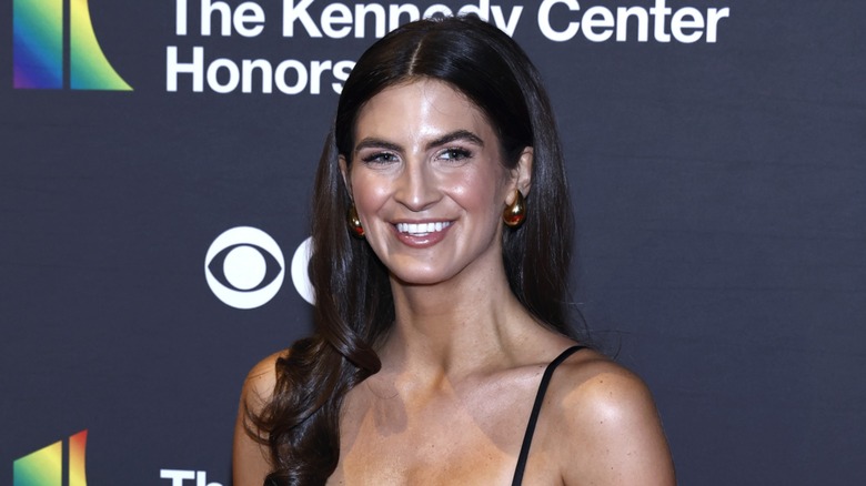 Kaitlan Collins smiles at the 2024 Kennedy Center Honors