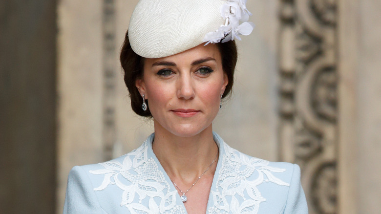 Kate Middleton stoic at event