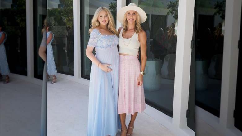 Tiffany Trump and Lara Trump pose together for Tiffany's baby shower (2025)