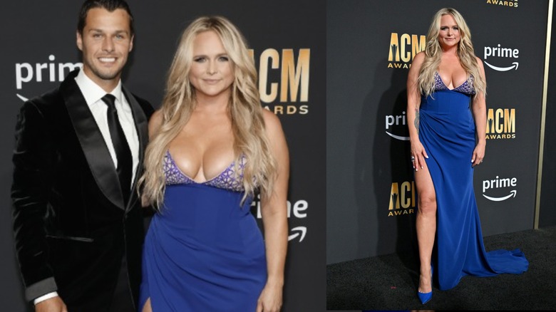 Brendan McLoughlin and Miranda Lambert attend the 58th Academy of Country Music Awards in Frisco, TX (2023)