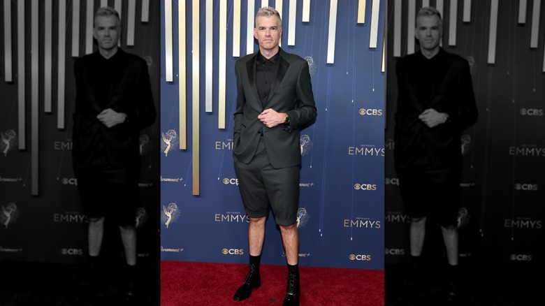 Timothy Simons in shorts at the 2025 Primetime Emmys