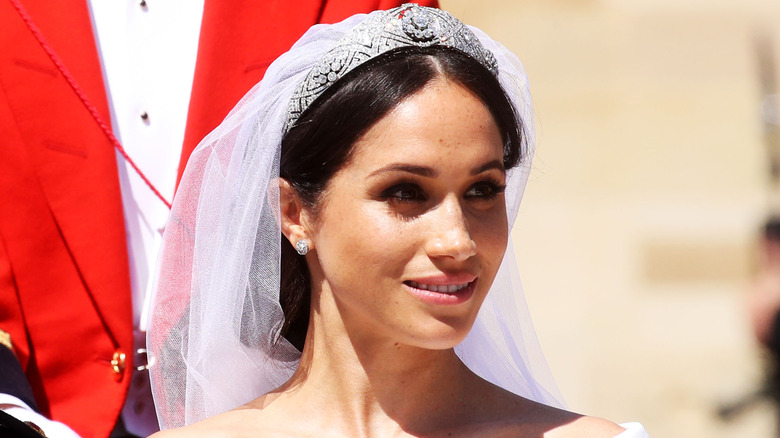 Meghan Markle smiling